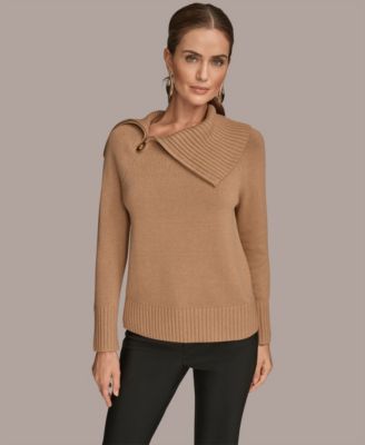 Women's Zip Neck Sweater