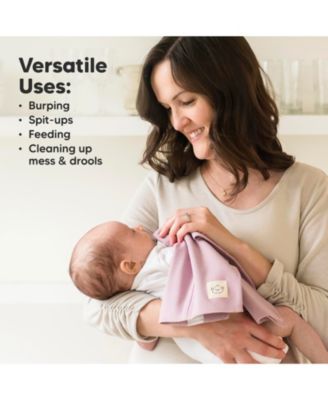 6pk Shea Baby Burp Cloths for Baby Boys and Girls, Burping Cloths for Babies, Newborn