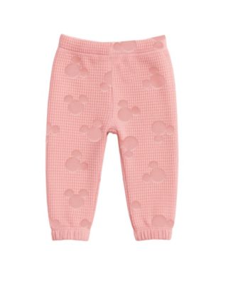 Baby Girls' Minnie Mouse Print Sweatshirt, Bodysuit and Pants, 3-Piece Set