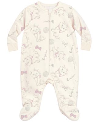 Baby Girls' Marie the Cat Long Sleeve Coveralls and Hat, 3-Piece Set