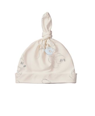 Baby Boys' Mickey Mouse Print Coverall and Hat, 2-Piece Set