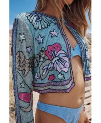 Women's Celestial Placement Beaded Jacket