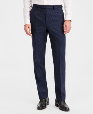 Men's Classic-Fit Pinstripe Suit Separate Pants