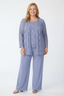 Women's Within 3-Piece Lace Jacket/Tank/Pant Set