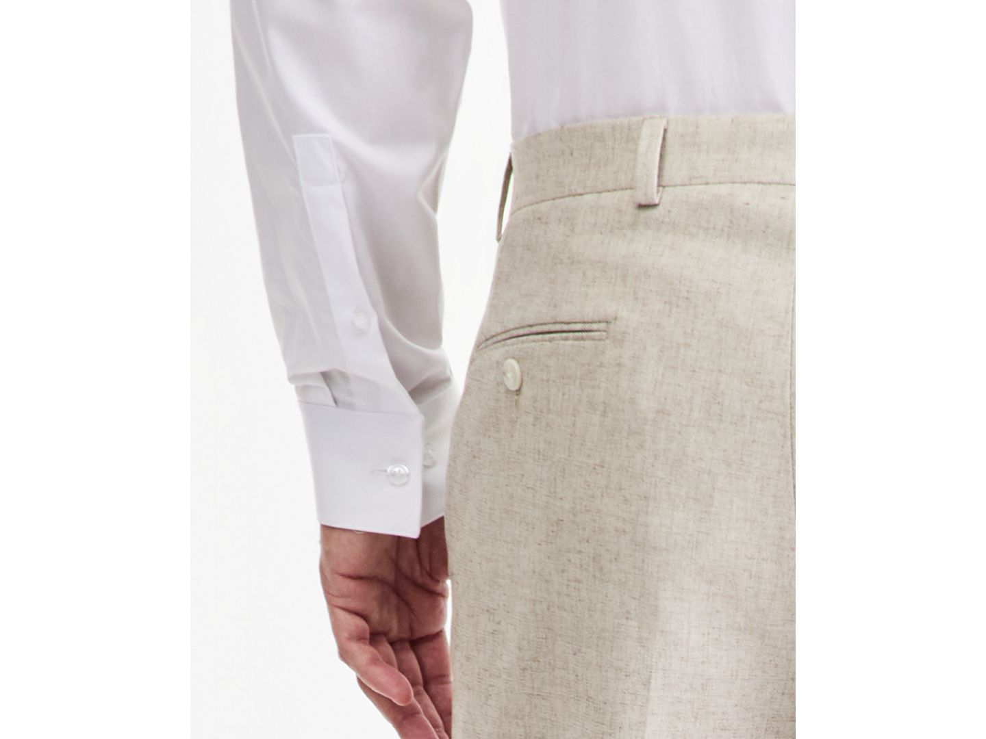 Мужские брюки Michael Kors Classic-Fit Tan Texture Suit Separate, цвет: Рыжевато-коричневый — фото 5