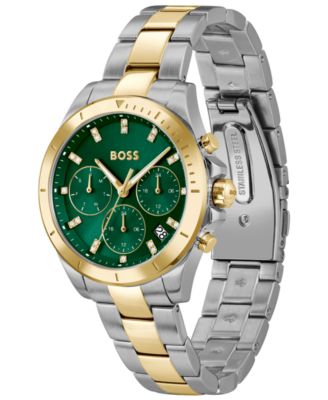 Women's Alley Quartz Multifunction Two Tone Stainless Steel Watch, 36mm