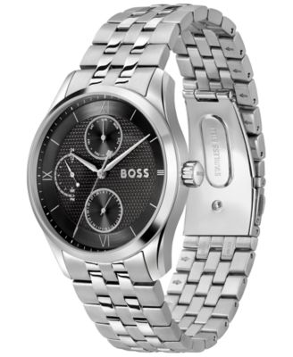 Men's Principle Master Quartz Multifunction Stainless Steel Watch, 41mm