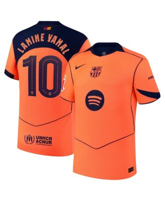 Nike - Men's Lamine Yamal Orange Barcelona 2025/26 Third Authentic Player Jersey