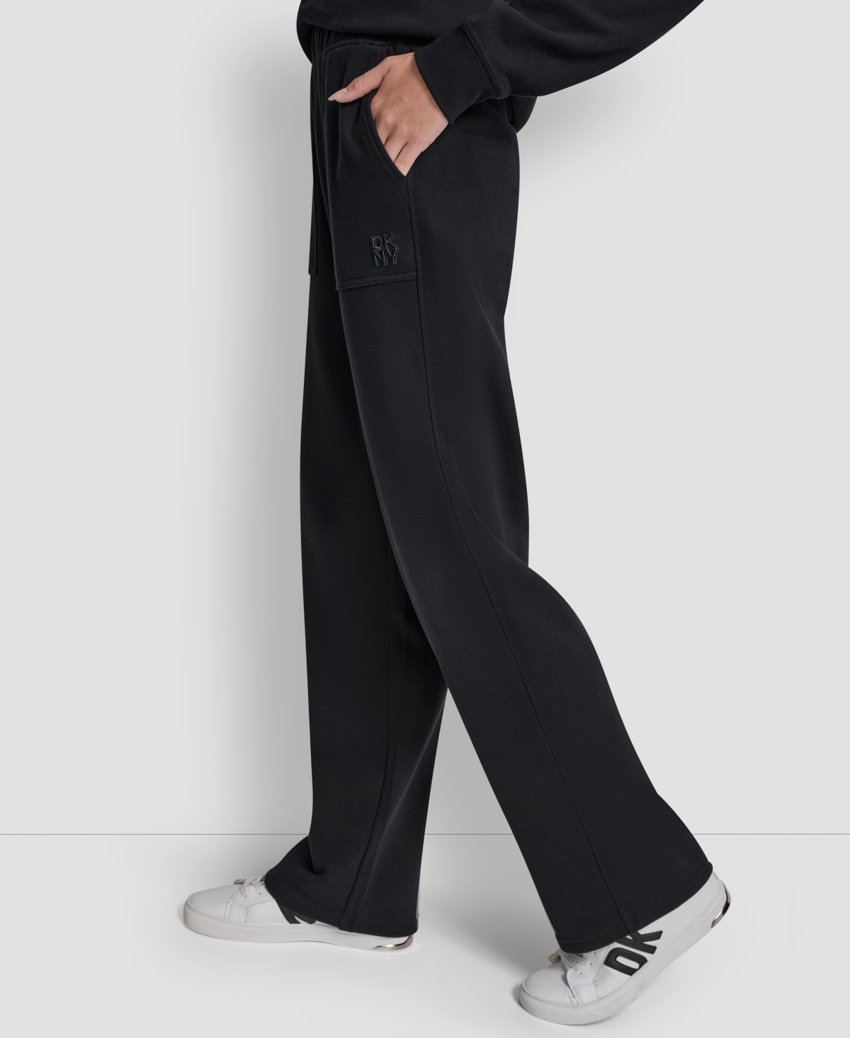 Dkny Jeans Petite Pull-on Pants In Black