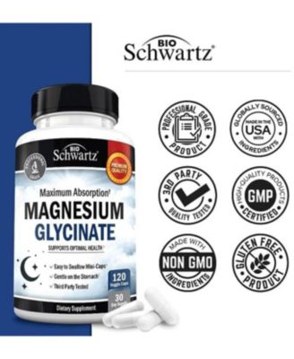 Magnesium Glycinate 500mg, 120ct
