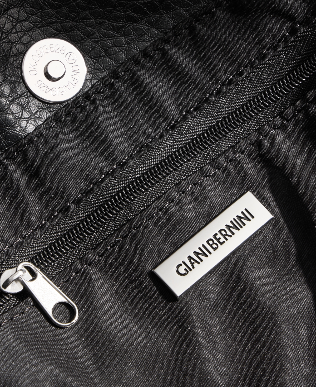 Giani Bernini Pebbled 4-poster Tote, Exclusively At Macy's In Black