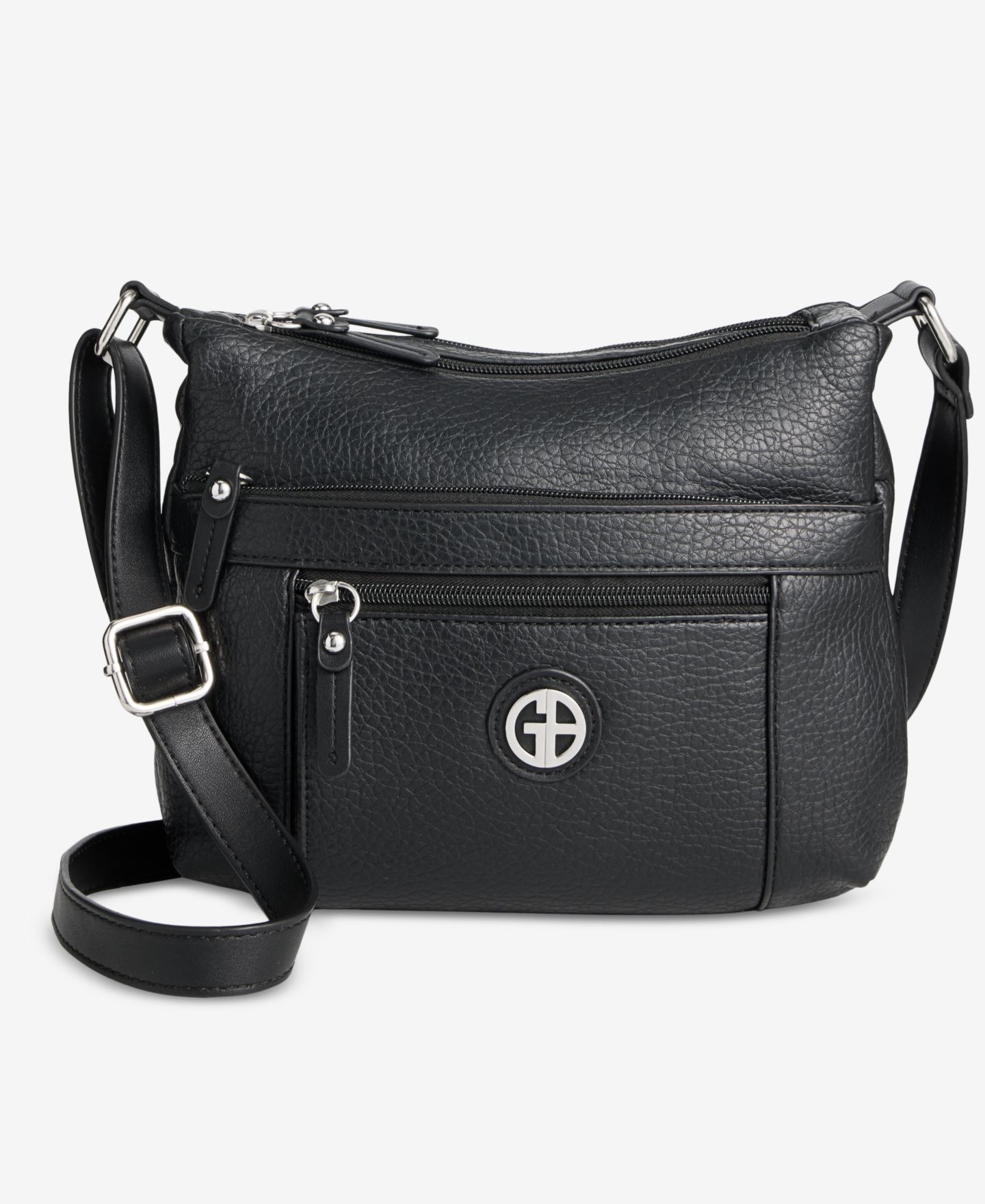 Женская сумка Giani Bernini Small Pebble Hobo, цвет: Чёрный — фото 1