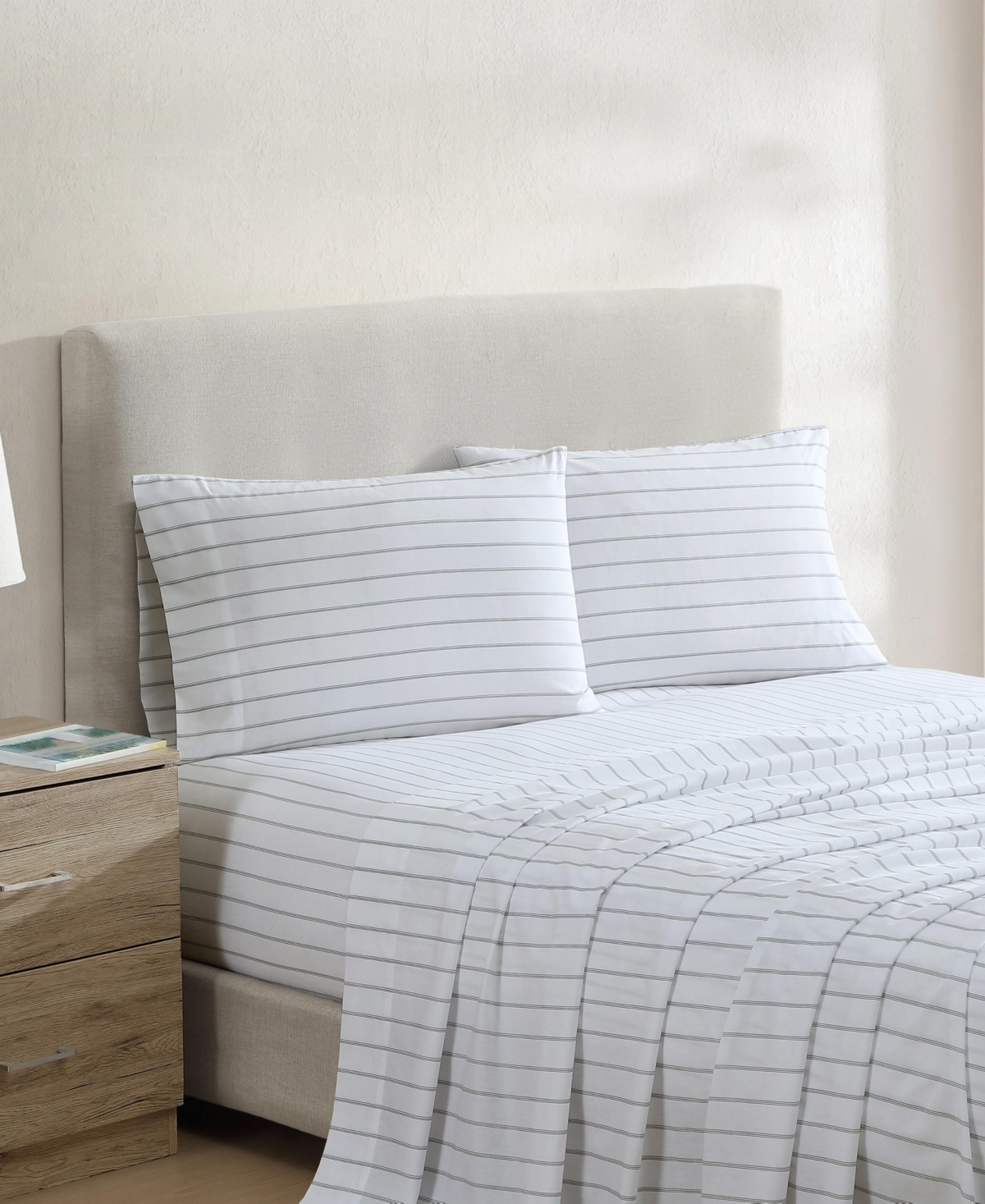 Nautica Closeout!  Cotton Percale 3-piece Sheet Set, Twin Xl In Multi