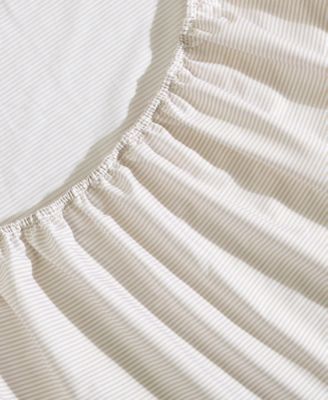 CLOSEOUT! Cotton Percale 3-Piece Sheet Set, Twin