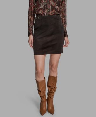 Women's Corduroy Mini Skirt