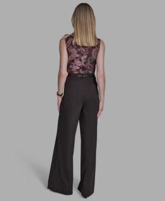 Women's Pleated Wide Leg Pants