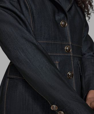 Women's Notch Collar Denim Jacket