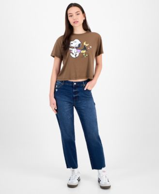 Juniors' Halloween Graphic-Print Tee