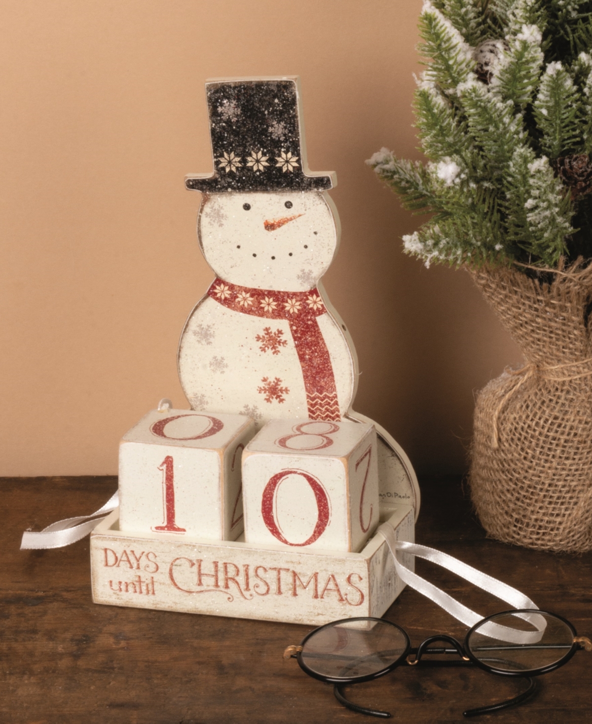 Primitives By Kathy Snowman Block Countdown In Multi