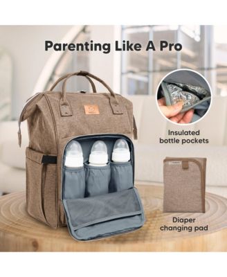 Original Diaper Bag Backpack, Multi-Functional Baby Diaper Bags with Changing Pad