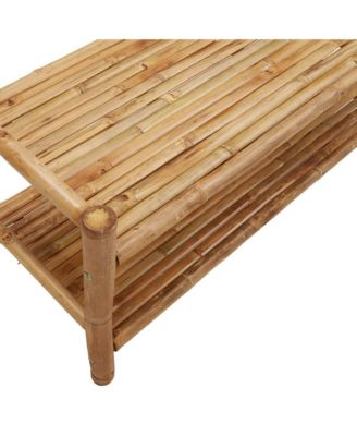 Clothes Rack Natural Bamboo Bamboo Compact Clothes Rack