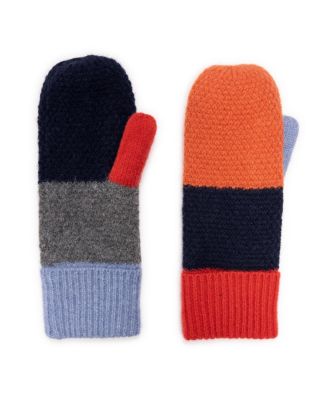 Women's Color block Mitten