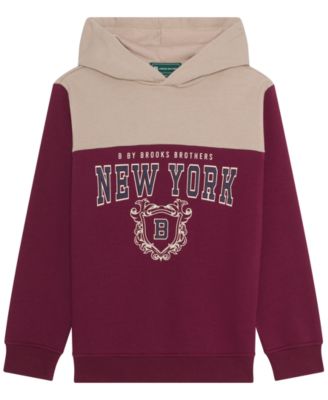 B By Brooks Brothers - Big Boys New York Logo Hoodie