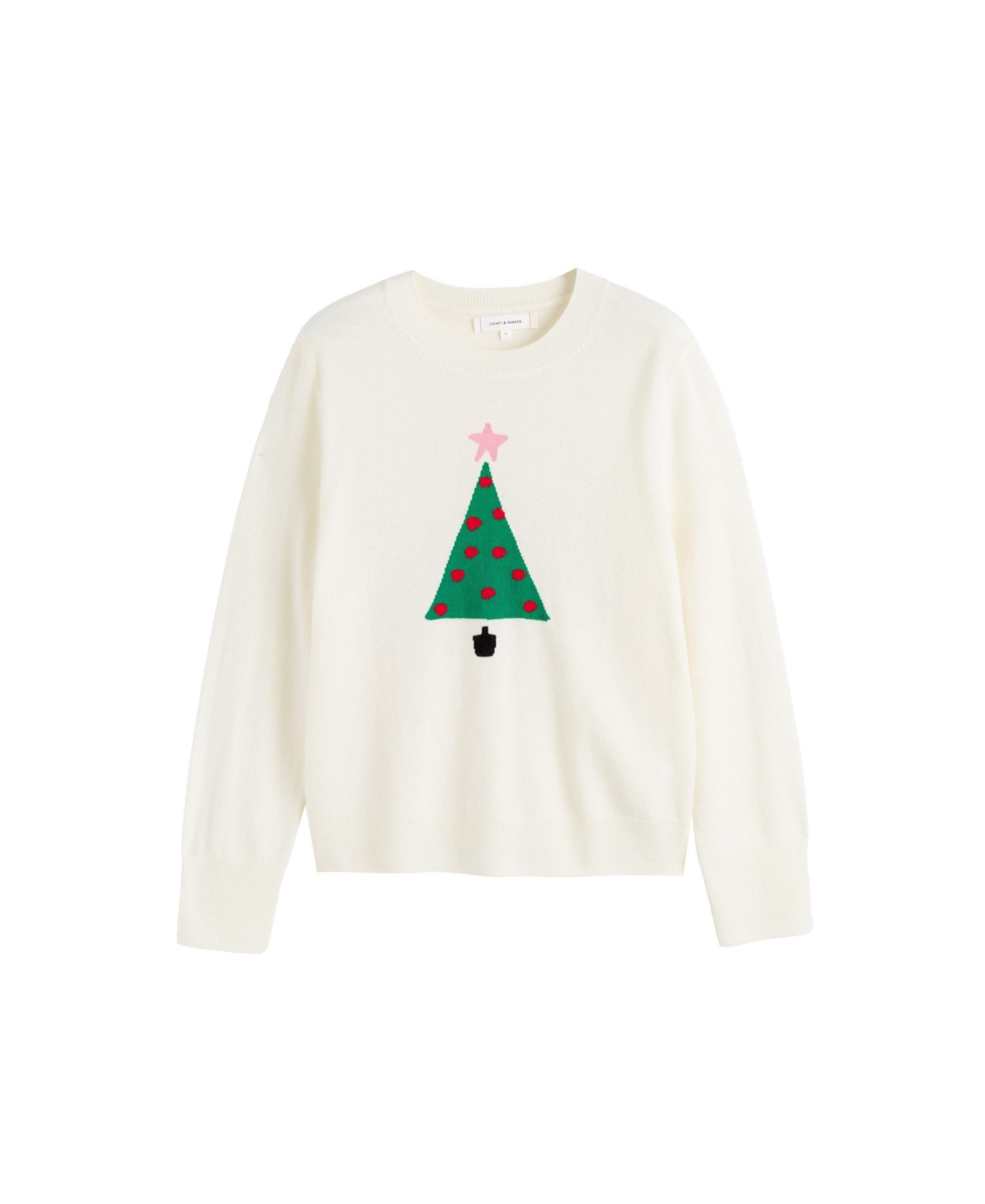 Chinti & Parker Women's Wool-Cashmere Xmas Tree Sweater