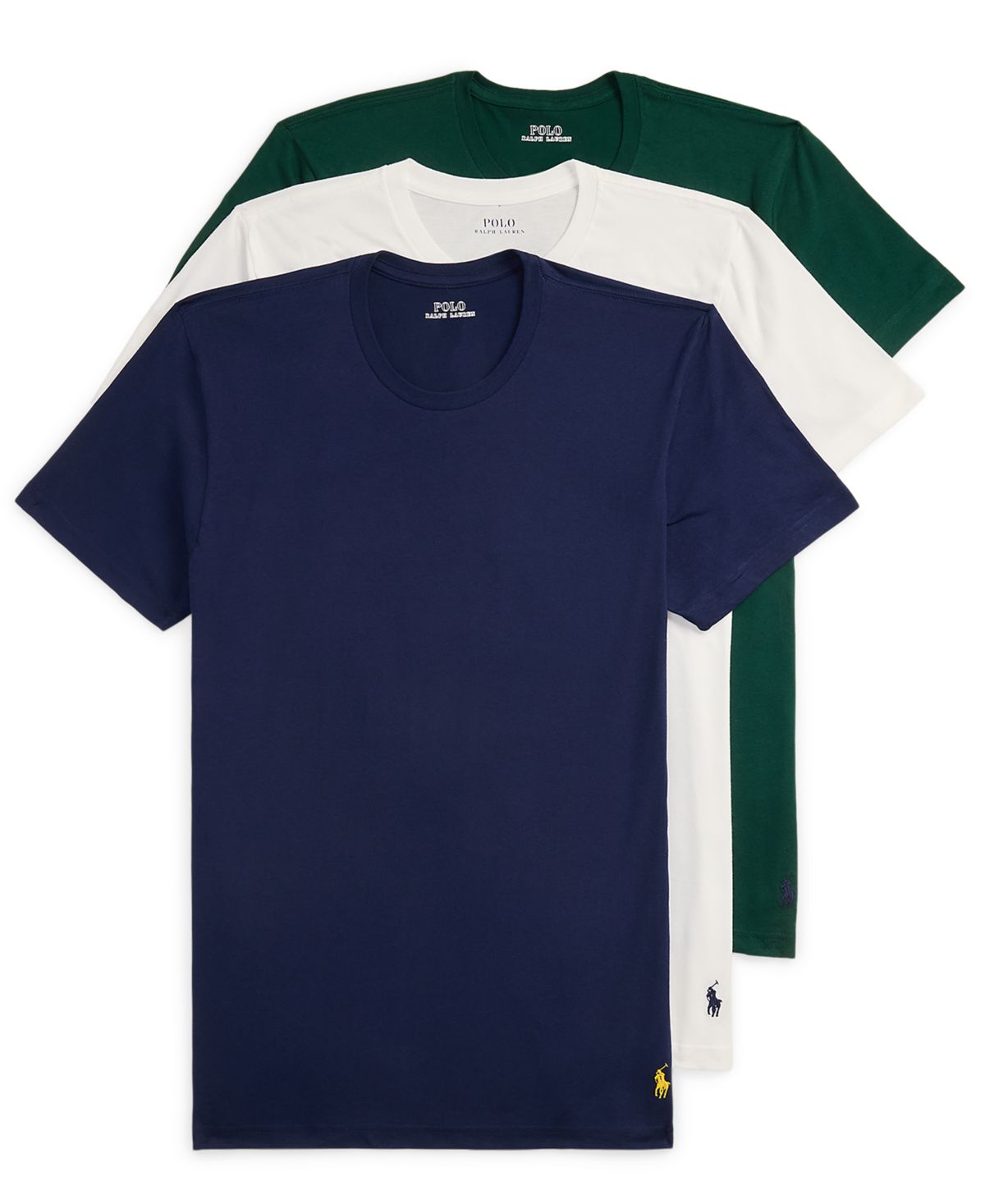 Мужская классическая футболка с круглым вырезом из 3-х комплектов