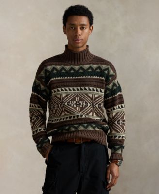 Polo Ralph Lauren - Men's Geometric Pattern Long Sleeve Sweater