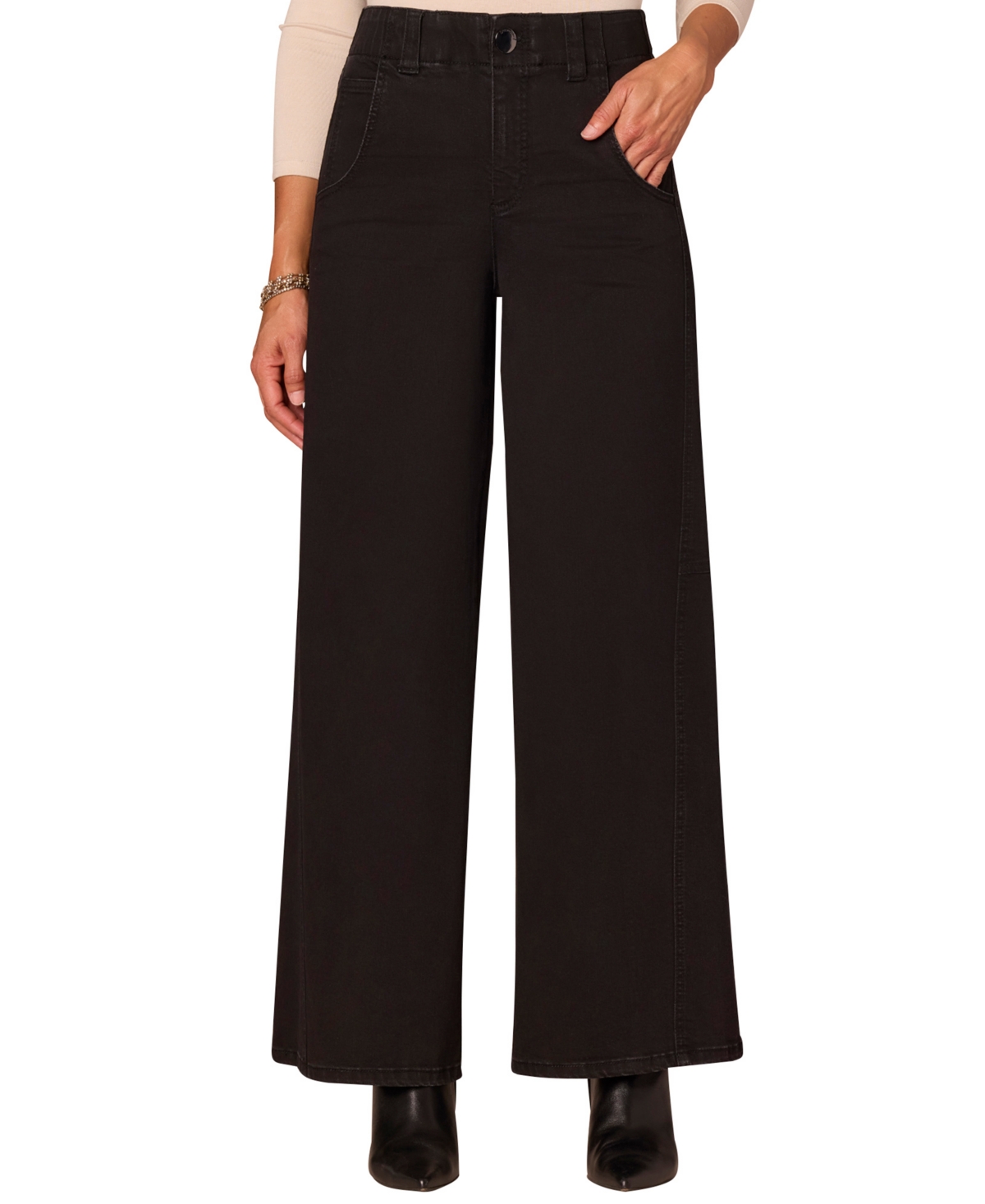 Democracy Women's "ab" Solution Skyrise Jeans In Black