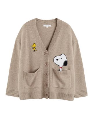 Women's Wool-Cashmere Peek Pocket Cardigan