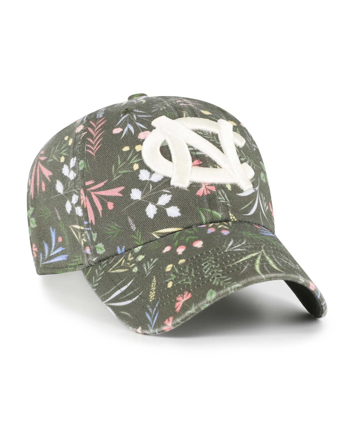 47 Brand Women's Moss Green North Carolina Tar Heels Verbena Clean Up Adjustable Hat In Green