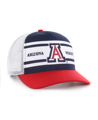Big Boys and Girls Navy/Red Arizona Wildcats Super Stripe Hitch Adjustable Trucker Hat