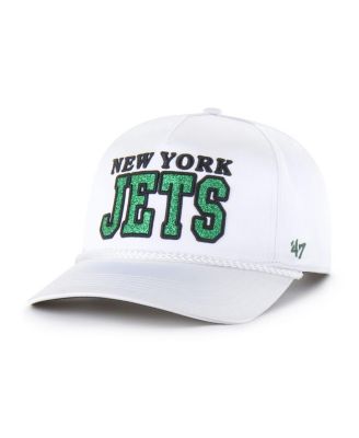 Women's White New York Jets Outspoken Hitch Adjustable Hat
