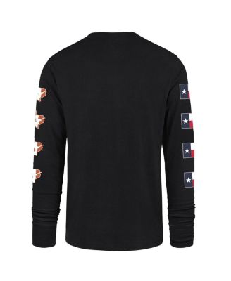 Men's Black Texas Longhorns Go Big Long Sleeve T-Shirt