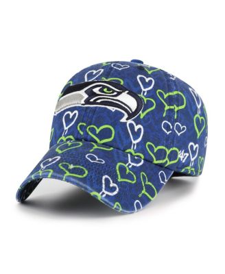 '47 Brand - Big Girls College Navy Seattle Seahawks Mural Clean Up Adjustable Hat
