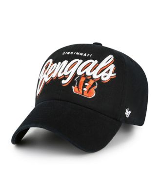 '47 Brand - Women's Black Cincinnati Bengals Ariana Clean Up Adjustable Hat