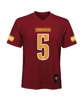 Preschool Jayden Daniels Burgundy Washington Commanders Replica Player Jersey