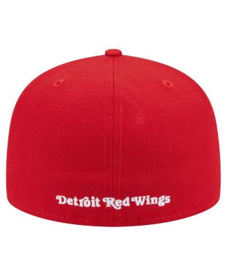 Men's Red Detroit Red Wings Deceptor 59FIFTY Fitted Hat