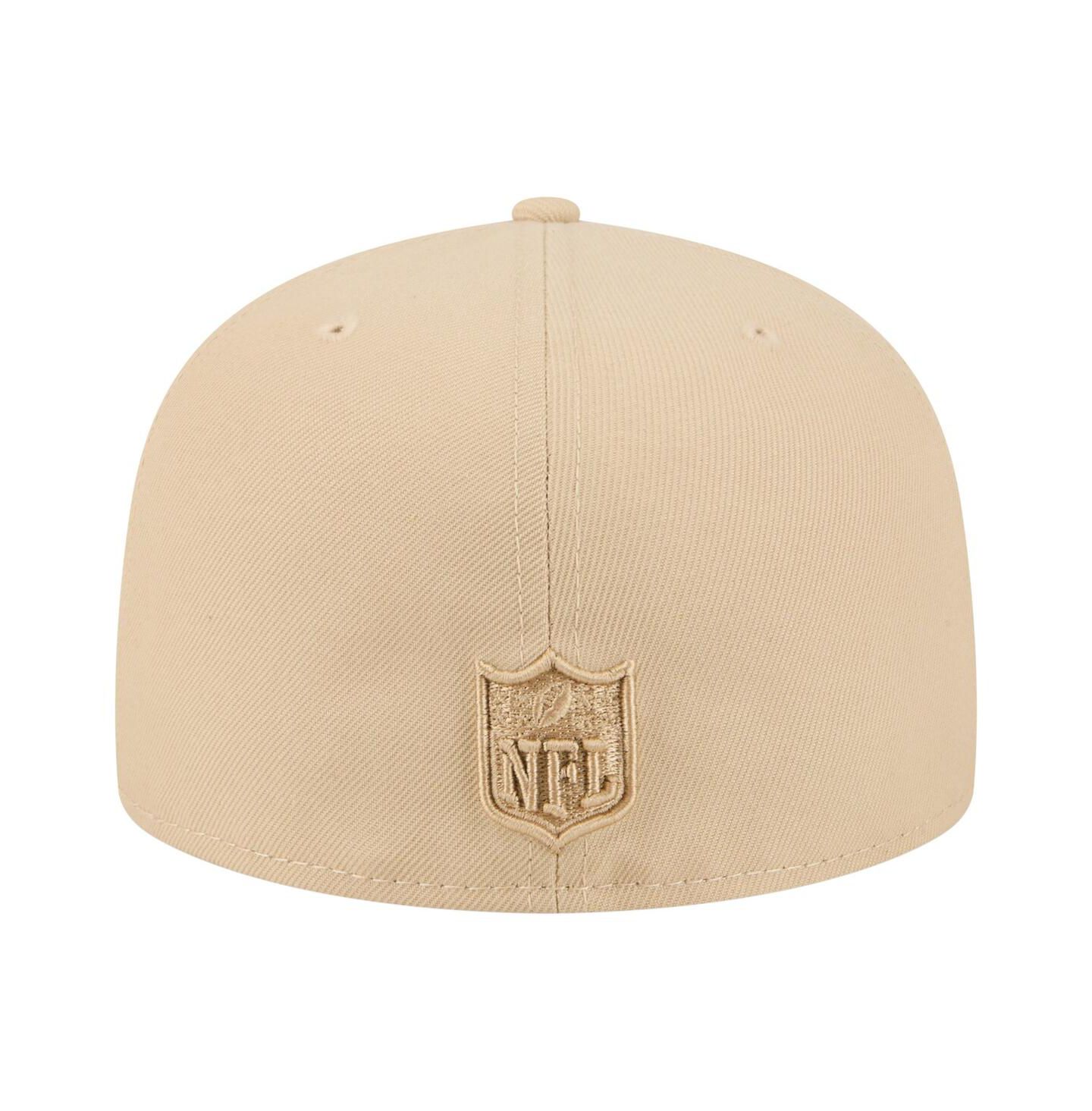 Мужские головные уборы New Era Light Beige Cincinnati Bengals Color Pack A-Frame 59FIFTY Fitted Hat — фото 3