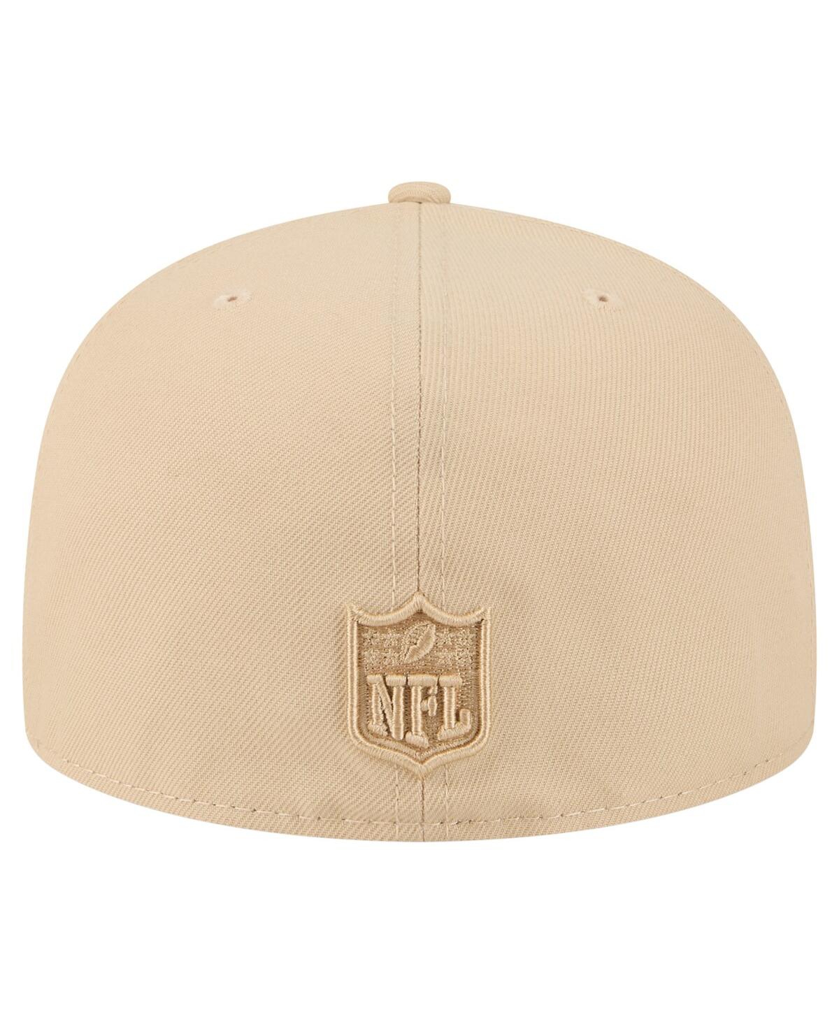 New Era Men'sâ Light Beige Las Vegas Raiders Color Pack A-frame 59fifty Fitted Hat In Neutral
