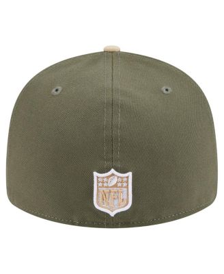 Men's&nbsp;Light Beige/Olive San Francisco 49ers Two-Tone Color Pack Split Panel 59FIFTY Fitted Hat