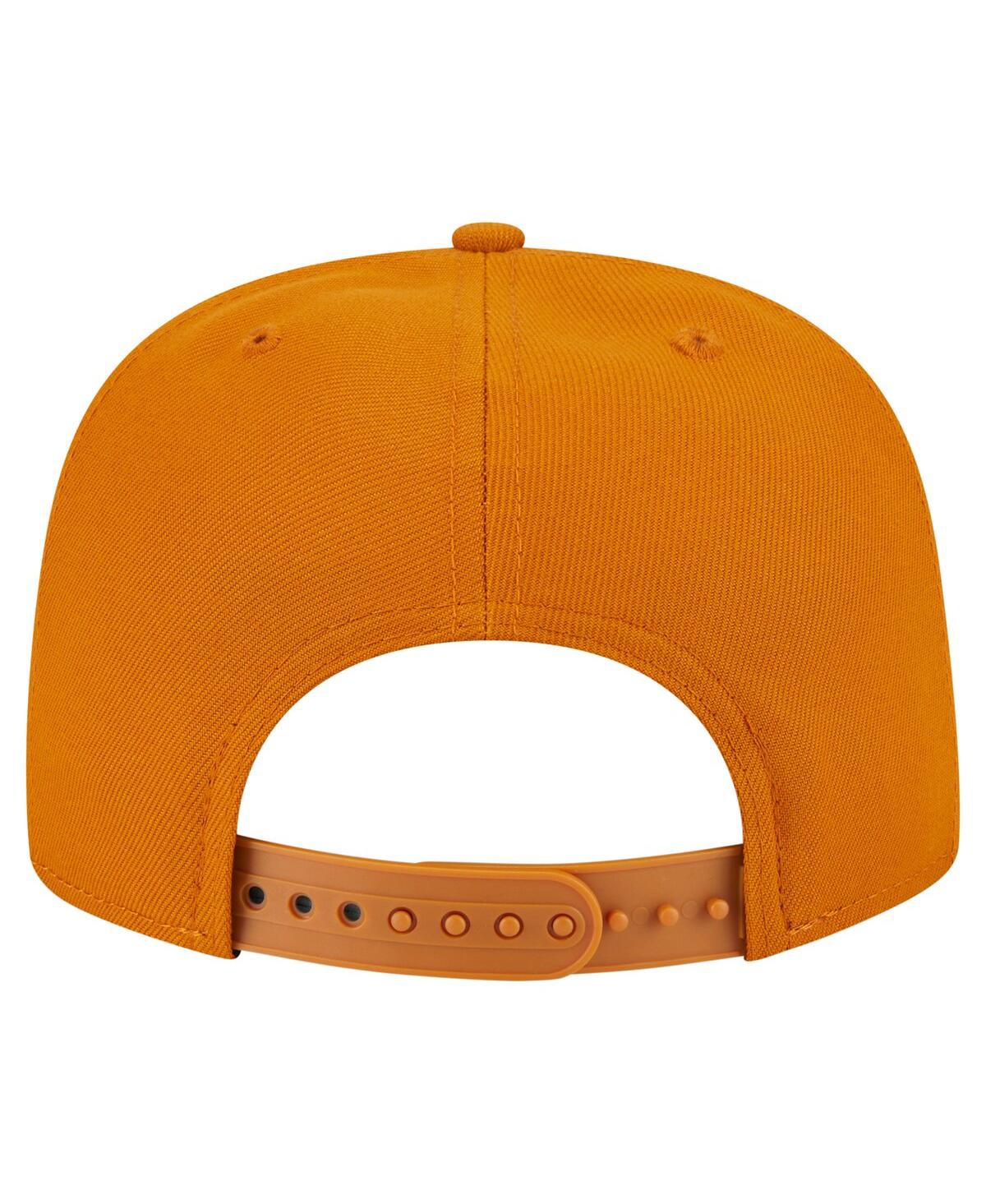 New Era Men'sâ Brown Las Vegas Raiders Color Pack A-frame 9fifty Snapback Hat In Orange