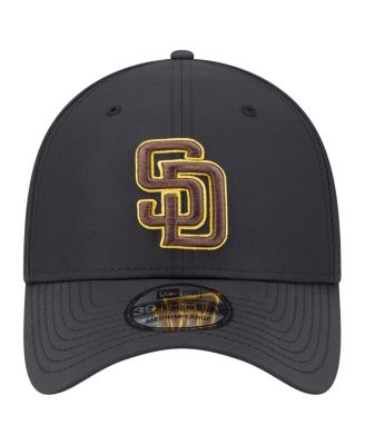 Men's Black San Diego Padres Night 39THIRTY Flex Hat