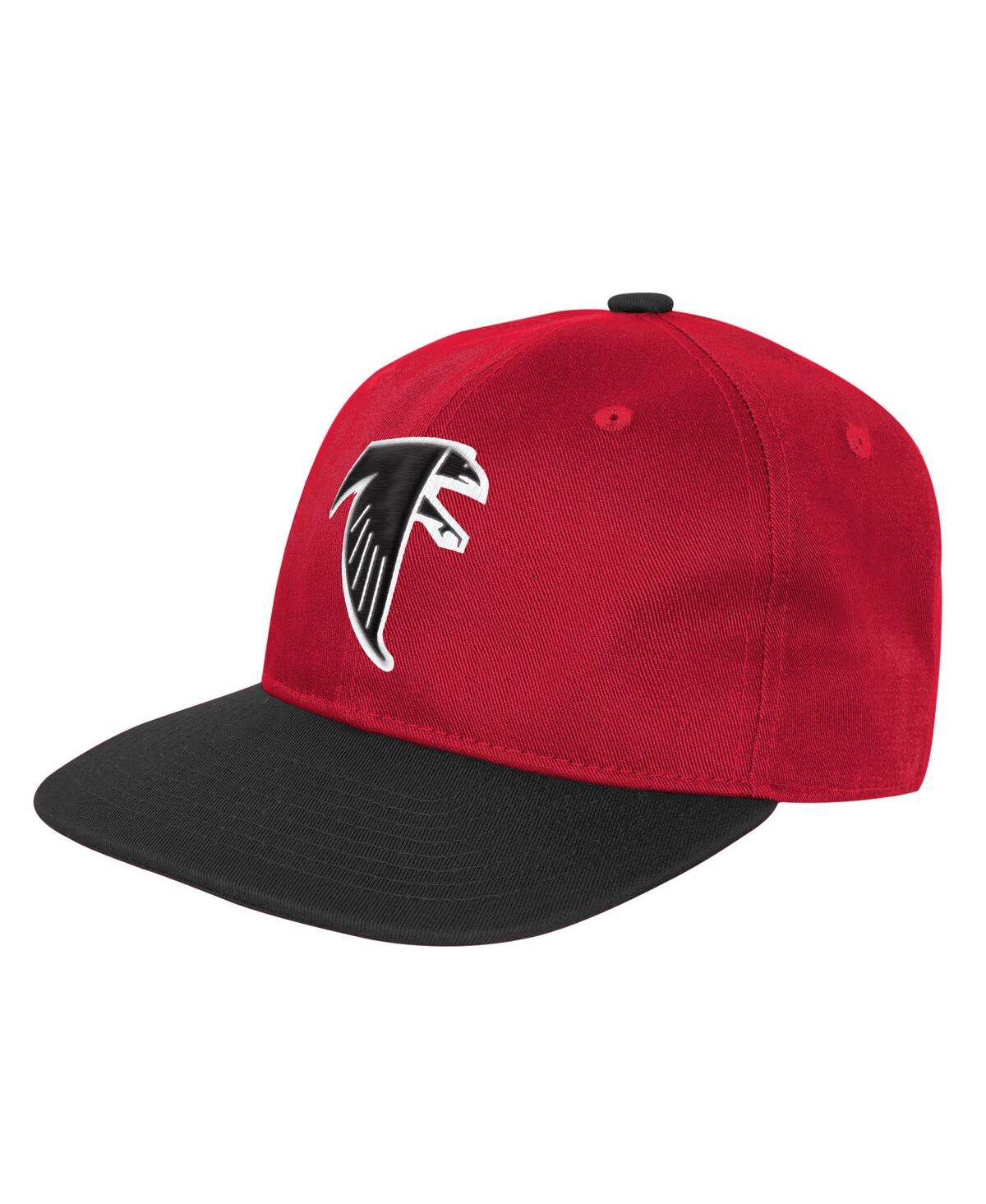 Outerstuff Big Boys And Girls Red Atlanta Falcons True Retro Adjustable Hat In Multi