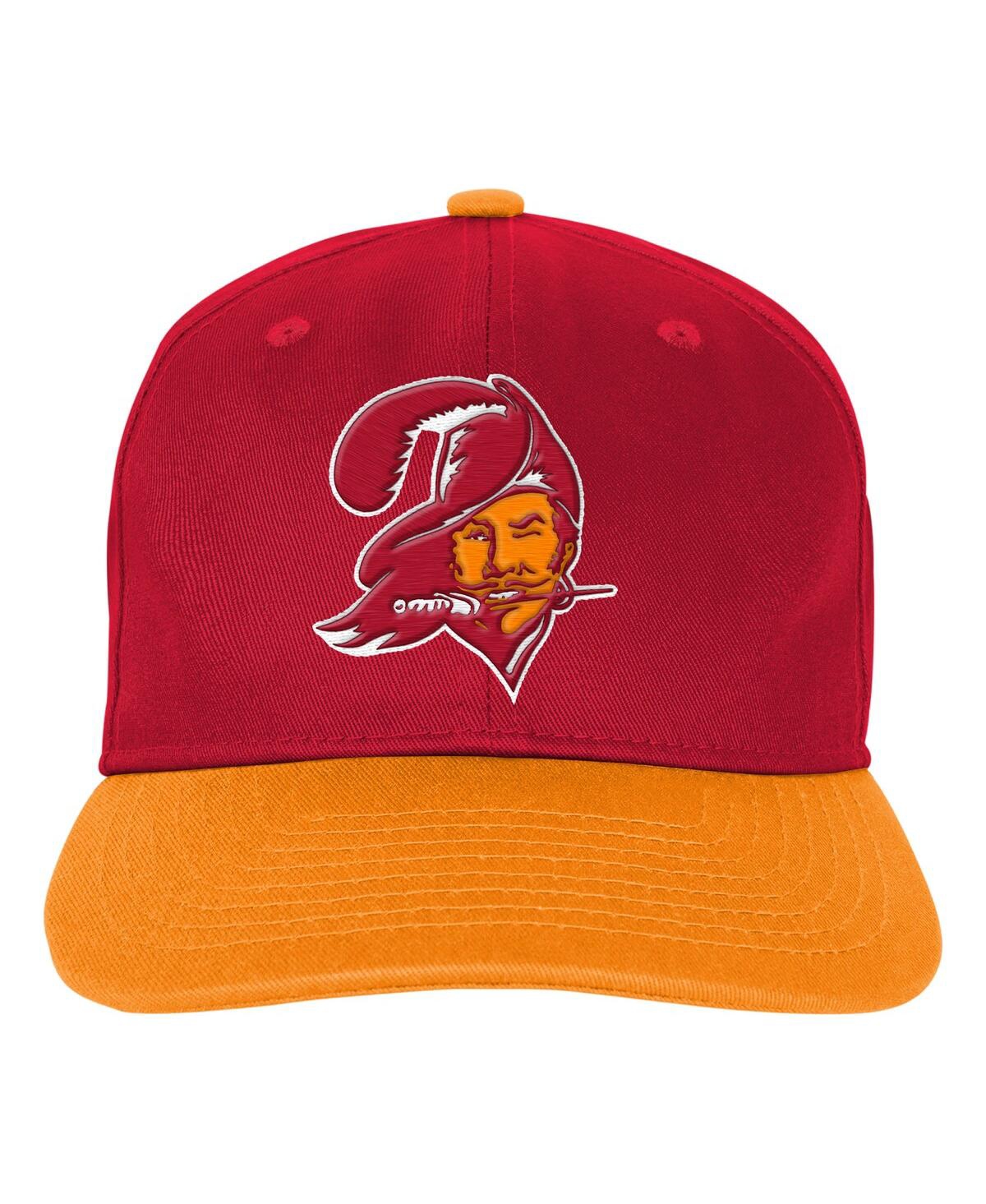 Outerstuff Big Boys And Girls Red Tampa Bay Buccaneers True Retro Adjustable Hat In Red