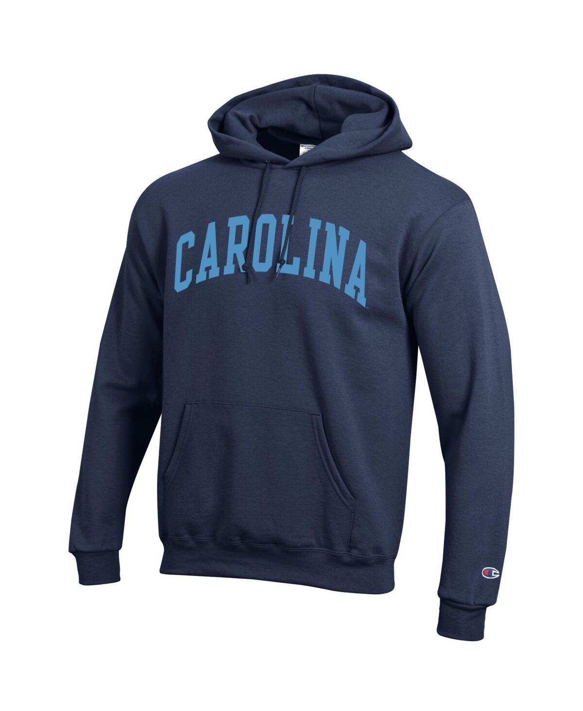Champion Men's Navy North Carolina Tar Heels Basic Arch Fleece Pullover Hoodie
