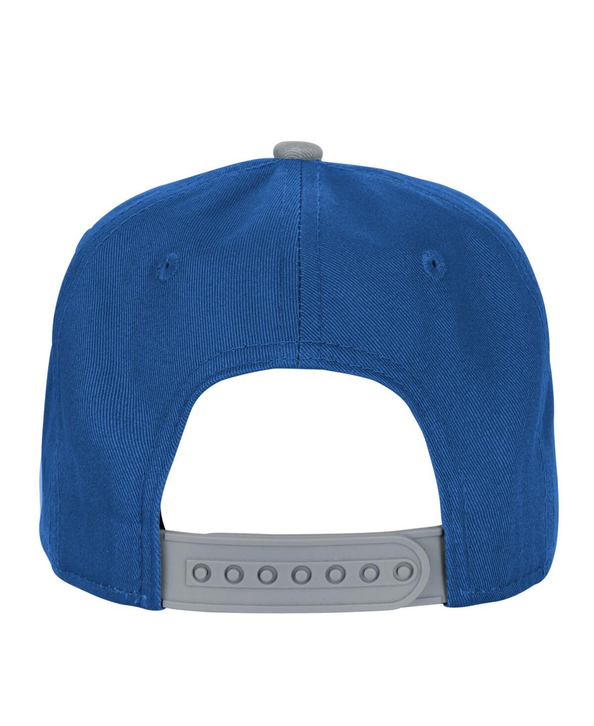 Outerstuff Big Boys And Girls Blue Detroit Lions Essentials Adjustable Hat In Blue