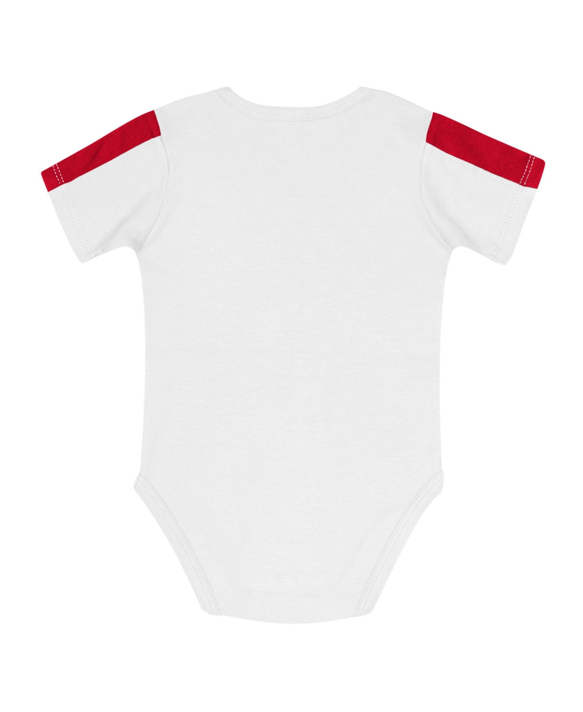 Outerstuff Baby Boys And Girls 3-piece Scarlet/white Ohio State Buckeyes Double Down Creeper And Pants Set In Multi